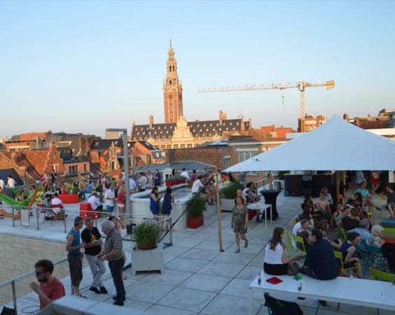 A Rooftop Terrace Bar with Craft Belgian Beer: The M-Café