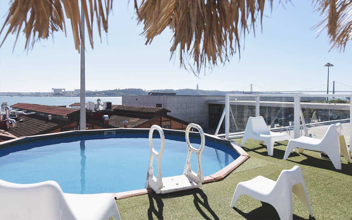 Sunset Destination Hostel Lisbon and its Roof Top Swimming Pool