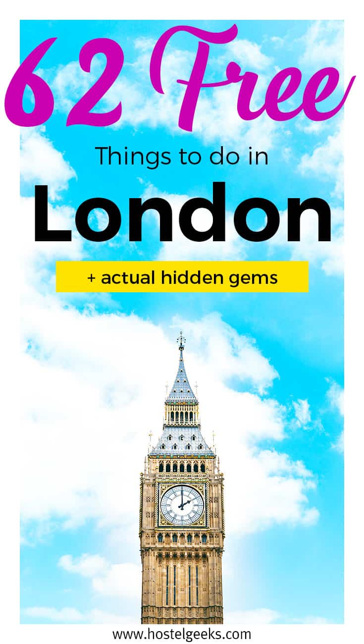 62 Things to Do in London for Free + Tricks to spend less