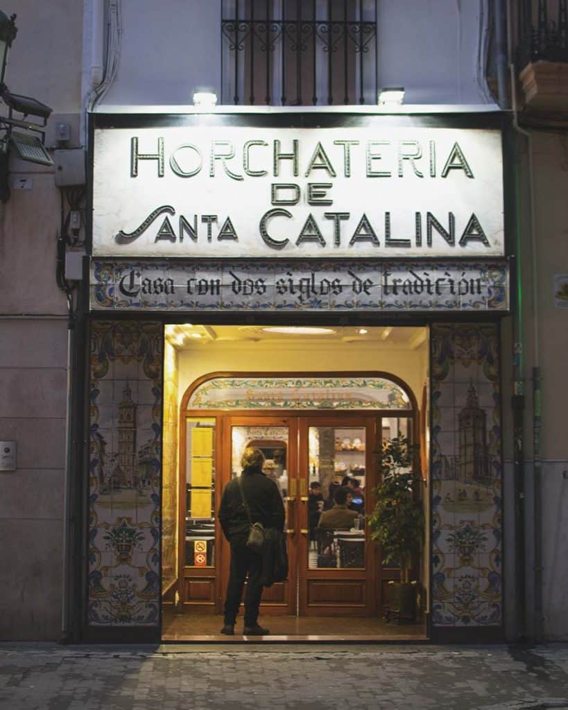 Try an horchata in Valencia