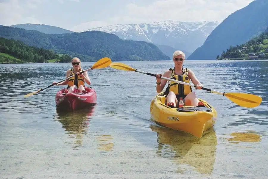 Kayaking in Bergen, Norway