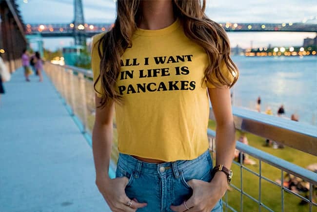 All I want in life is pancakes!
