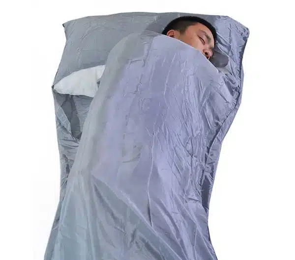 A Silk Sleeping Bag is light and small to pack