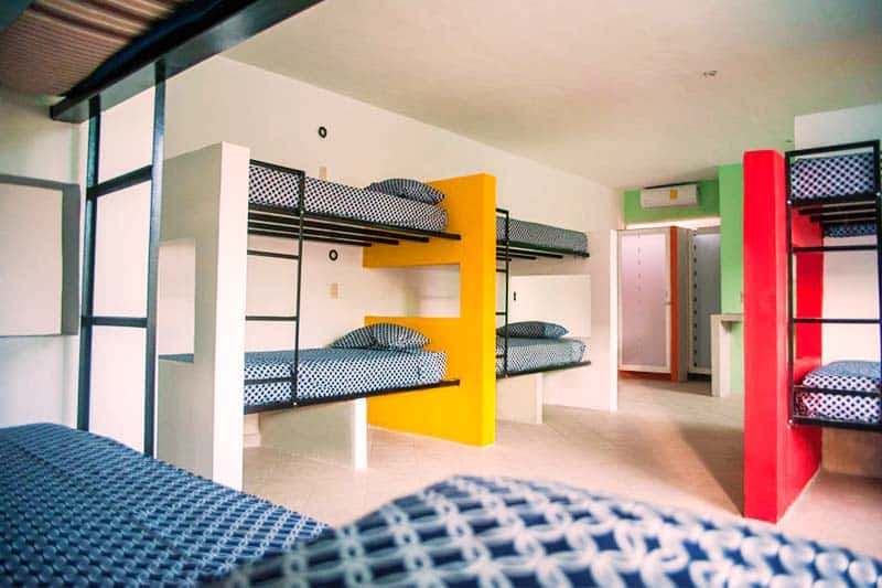 Big Dorm at Coco Hostel, the best hostel in Cancun for Groups