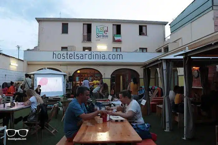 Party hostel Sardinia in Italy.