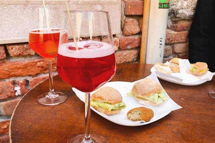 While in italy, have an aperitivo 