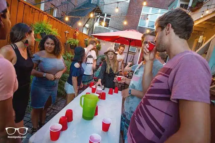 Auberge NOLA Hostel in New Orleans, USA is one of the best party hostels in the world