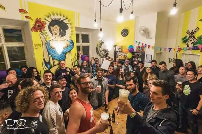 The Madhouse Prague is one of the best party hostels in the world