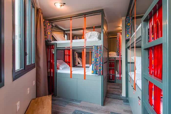 The best "hostel room" Airbnb in Paris, part of our full guide to the best Airbnbs in Paris, France
