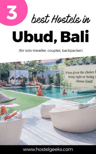 Best Hostels in Ubud, Indonesia