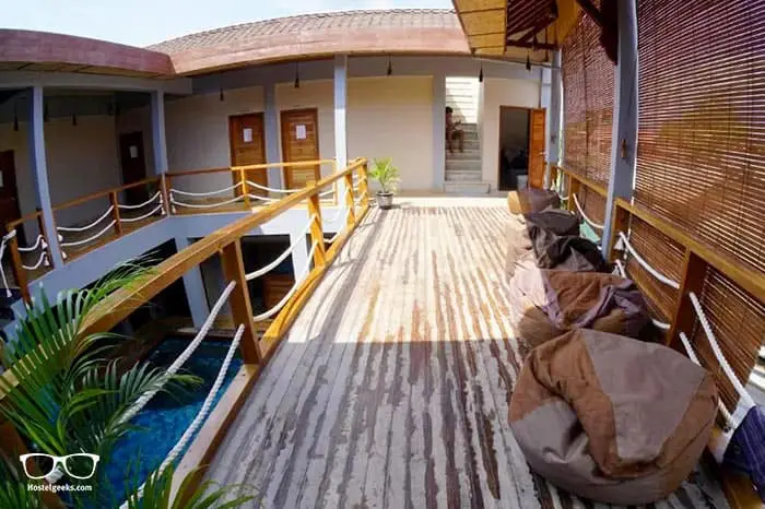 Compass Divers Hostel in Gili Trawangan is one of the best hostels in Bali, Indonesia