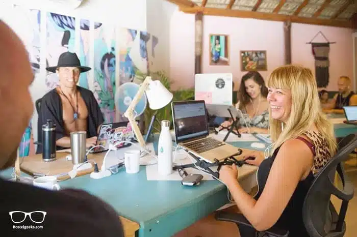 Selina CoWorking spaces at the Selina Puerto Escondido Hostel, Mexico