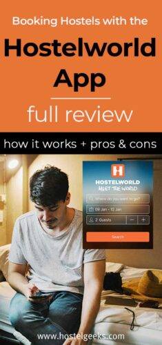 Booking Hostels with the Hostelworld App - An easier way to book hostels while you travel