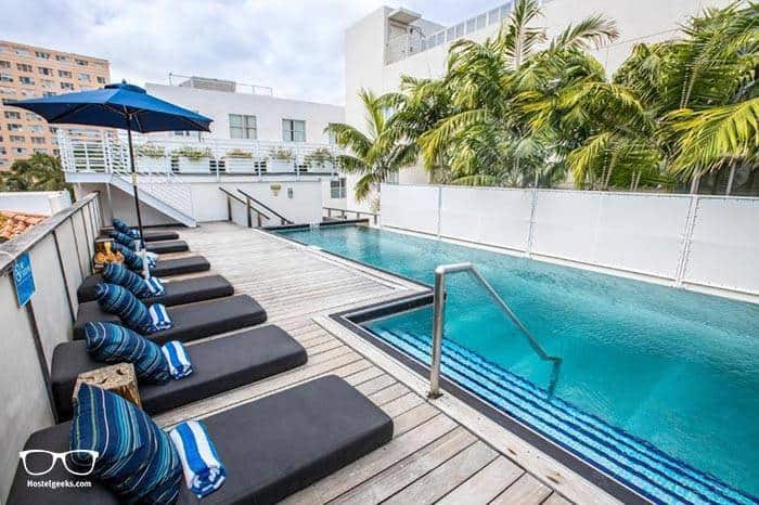 Posh South Beach is one of the best beach hostels in the world