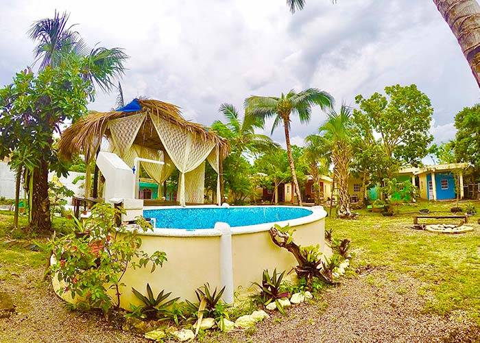 Accommodation at Casa Charka in Cozumel, one of the best yoga retreats in Mexico
