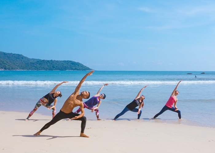 Yoga Holiday on the Beach at Thailand