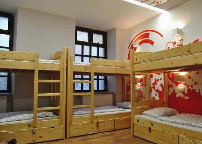 Sleeping Area/ Dorm at Greg & Tom Party Hostel, Krakow