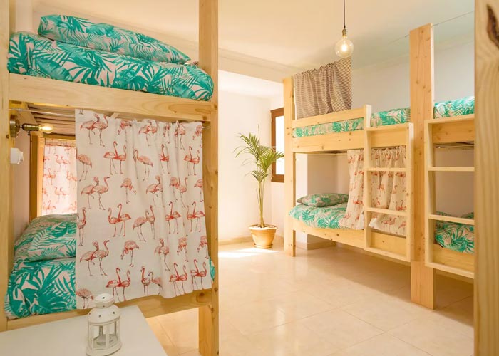 Dormitory at Ventana Azul Surf Hostel