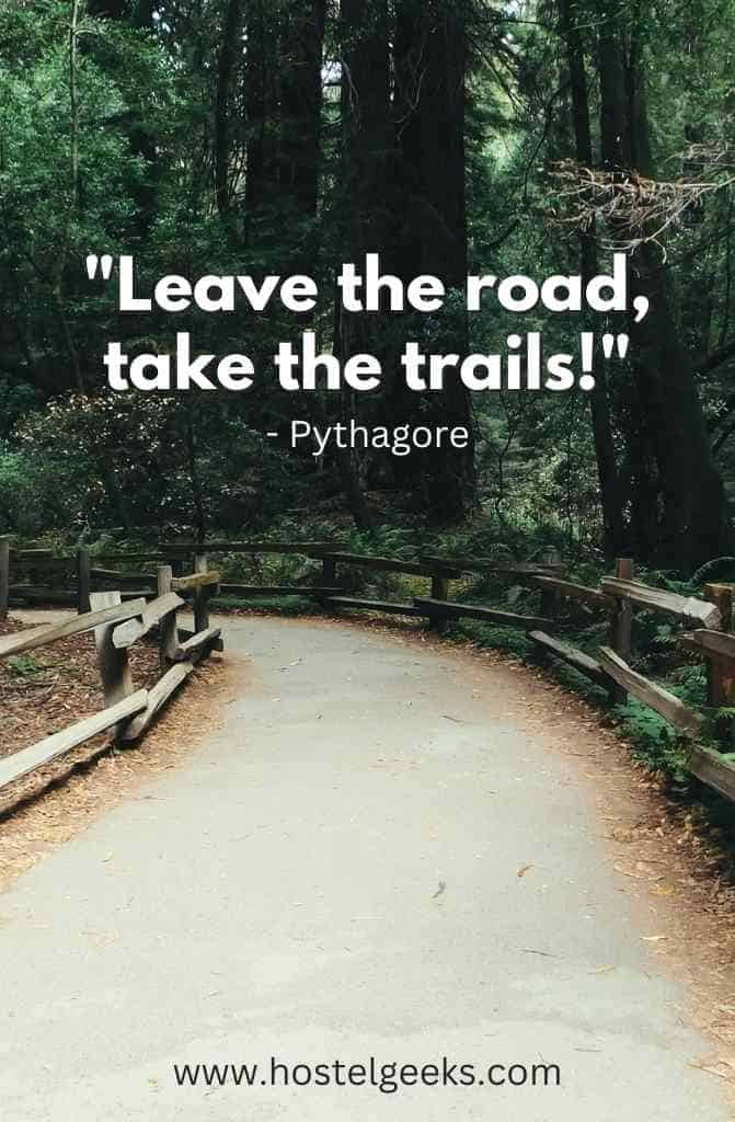 Leave the road, take the trails! - Pythagore
