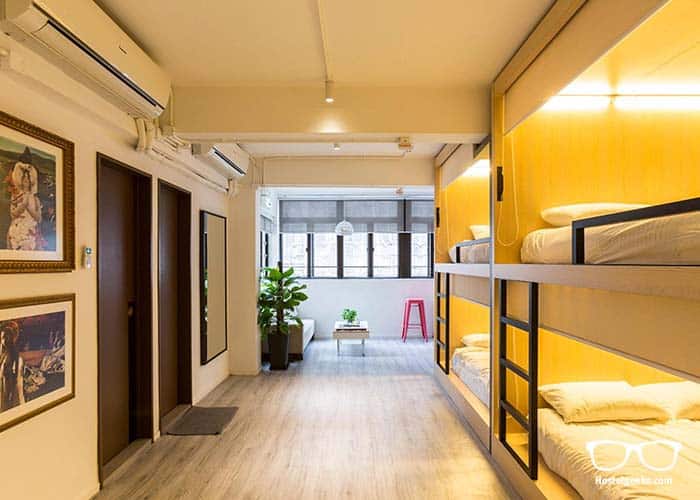 The Queen Luxury Dorm at the Mahjong Hostel; perfect for couples!