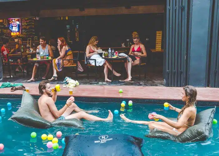 BED STATION Hostel Khaosan Outdoor Pool