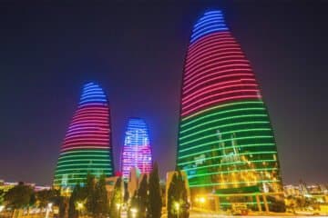 Best Hostels in Baku – Visit Flame Towers and Museum of Contemporary Art & Shop at Teze Bazaar