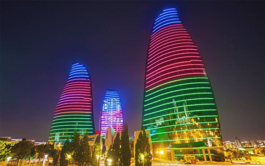 Best Hostels in Baku – Visit Flame Towers and Museum of Contemporary Art & Shop at Teze Bazaar