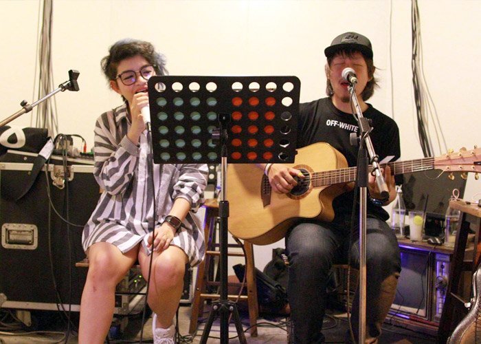 Live music at Jam Hostel Bangkok 