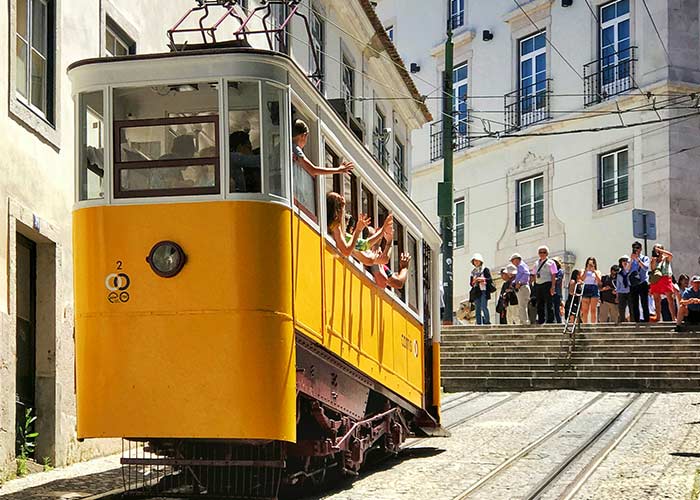 Lisbon's iconic trams