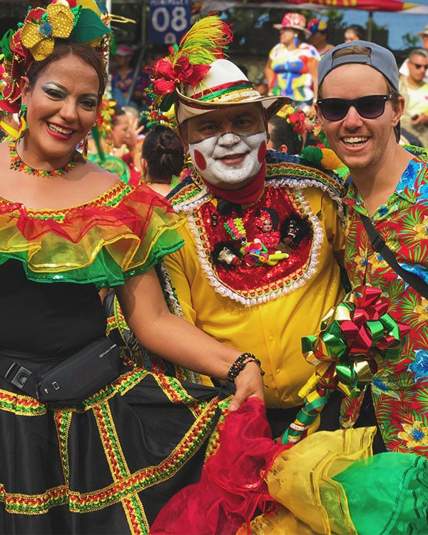 Enjoying the Carnival in Colombia - Matt Kiefer